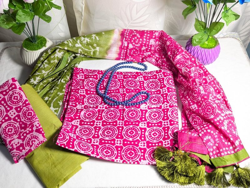 batik circle three piece